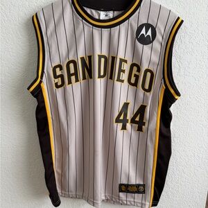 San Diego Padres Striped Basketball Jersey - Musgrove